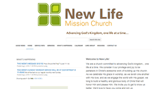 Desktop Screenshot of newlifemissionchurch.net